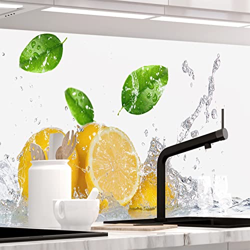 Stickerprofis Küchenrückwand Matt selbstklebend - FRUIT SPLASH - 0.2mm Folie, zuschneidbar, Spritzschutz PRO 60 x 220cm von StickerProfis