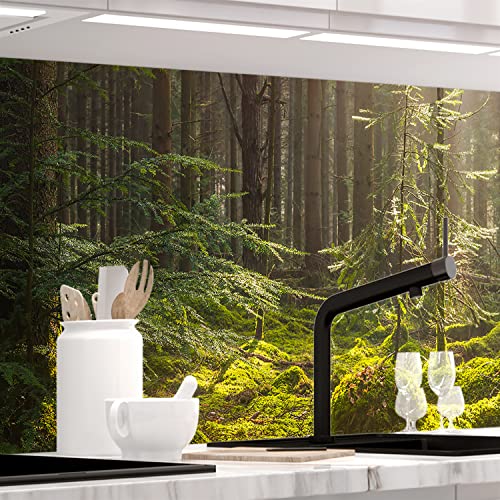 Stickerprofis Küchenrückwand Matt selbstklebend - MOOSGRUND - 0.5mm versteifte PET Folie, zuschneidbar, Spritzschutz PRO 60 x 280cm Stickerprofis Küchenrückwand Matt selbstklebend - MOOSGRUND - 0.5mm versteifte PET Folie, zuschneidbar, Spritzschutz PRO 60 x 280cm von StickerProfis