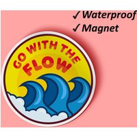 Gehen Sie Mit Dem Flow Magnet Pack | Büro-Magnete, Sommer Themen, Paradies, Magnete Home Decor, Wasserdichte Magnete, Verblassen Resistent von Stickerbash