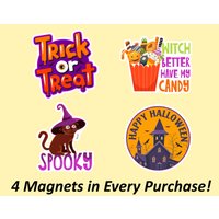 Halloween Magnete, Kühlschrankmagnet Set, Gruselige Geister Dekor Niedliche Auto Magnet Pack, Lichtbeständige Magnete von Stickerbash