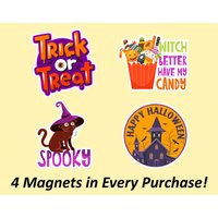 Halloween Magnete, Kühlschrankmagnet Set, Gruselige Geister Dekor Niedliche Auto Magnet Pack, Lichtbeständige Magnete von Stickerbash