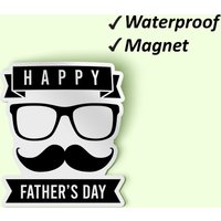 Happy Father Es Day Magnet Bundle | Vatertag, Zimmer Dekor Magnete, Neue Papa Geschenk, Magnet, Verblassen Resistente Wasserdicht von Stickerbash