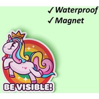 Seien Sie Sichtbar Stolz Magnet Set | Stolz Flagge, Liebe Ist Für Alle, Büro-Magnete, Magnete Board, Wasserdichte Magnete, Verblassen Beständig von Stickerbash