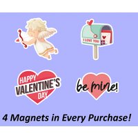 Valentinstag Magnet | Briefkastenmagnet, Cupid Magnet, Love Day Küchenmagnet Bündel, Automagnete, Wasserfest Magnet von Stickerbash