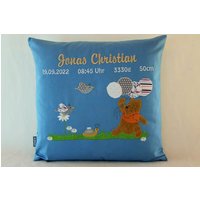 Geburt Geschenk Baby Kissen - Mit Winnie Puuh -Personalisierbar Geburt Geschenk Baby Kissen - Mit Winnie Puuh -Personalisierbar von StickereiMATHILDA