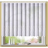 Stickereien Plauen Gardine "Helena" Kräuselband 1 Stk. tlg. veredelt mit echter Plauener Spitze Stickerei Stickereien Plauen Gardine "Helena" Kräuselband 1 Stk. tlg. veredelt mit echter Plauener Spitze Stickerei von Stickereien Plauen