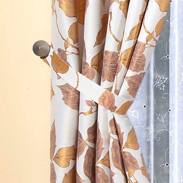 Stickereien Plauen Raffhalter Weinlaub, (2-tlg) von Stickereien Plauen