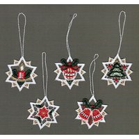 Stickereien Plauen Dekohänger "Sterne" Baumbehang "Sterne", aus Spitze von Stickereien Plauen
