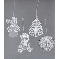 Stickereien Plauen Dekohänger "Winterzeit" Baumbehang "Winterzeit" von Stickereien Plauen