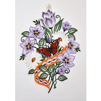 Stickereien Plauen Fensterbild "Blumenband Fensterbild" Fensterbild "Blumenband" Stickereien Plauen Fensterbild "Blumenband Fensterbild" Fensterbild "Blumenband" von Stickereien Plauen