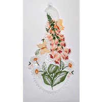 Stickereien Plauen Fensterbild "Fingerhut" Hakenaufhängung Stickereien Plauen Fensterbild "Fingerhut" Hakenaufhängung von Stickereien Plauen