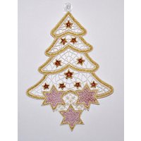 Stickereien Plauen Fensterbild "Goldtanne" Stickereien Plauen Fensterbild "Goldtanne" von Stickereien Plauen
