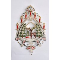 Stickereien Plauen Fensterbild "Reh im Wald" Stickereien Plauen Fensterbild "Reh im Wald" von Stickereien Plauen