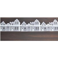 Stickereien Plauen Fensterdekoration "Häuser" Fensterdekoration "Häuser" von Stickereien Plauen