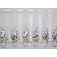 Stickereien Plauen Panneaux "Panneau Krokusblüte" Stangendurchzug 1 Stk. tlg. Panneau "Krokusblüte" von Stickereien Plauen