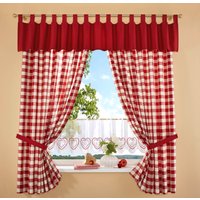 Stickereien Plauen Querbehang "Durach" Schlaufen 1 Stk. tlg. von Stickereien Plauen