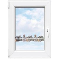 Stickereien Plauen Scheibengardine "Winter" Stangendurchzug 1 Stk. tlg. Fensterdekoration "Winter" von Stickereien Plauen