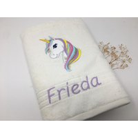Einhorn Unicorn Gästetuch/Handtuch Duschtuch 470-500 G/M Personalisiert Name Stickerei Bestickung Pegasus Gold Einhorn Unicorn Gästetuch/Handtuch Duschtuch 470-500 G/M Personalisiert Name Stickerei Bestickung Pegasus Gold von Stickereiparadies