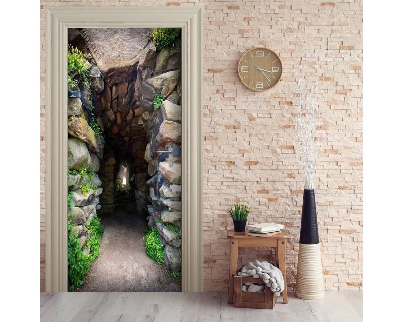 Stickerprofis Türtapete DURCHGANG, Premiumklasse, selbstklebend von Stickerprofis