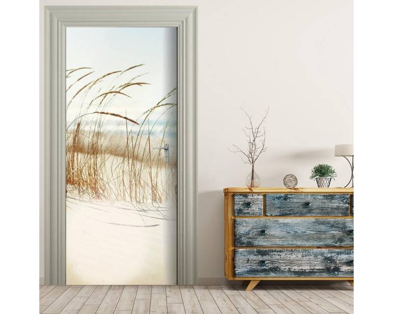 Stickerprofis Türtapete SYLTER DUENE, Premiumklasse, selbstklebend von Stickerprofis