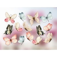 Aquarell Schmetterlinge Aufkleber - Doppelseitige Fenster Clings, Insekte Schaufenster Dekoration, Schmetterling Deko, Geschenk Aquarell Schmetterlinge Aufkleber - Doppelseitige Fenster Clings, Insekte Schaufenster Dekoration, Schmetterling Deko, Geschenk von Stickers4dotcom