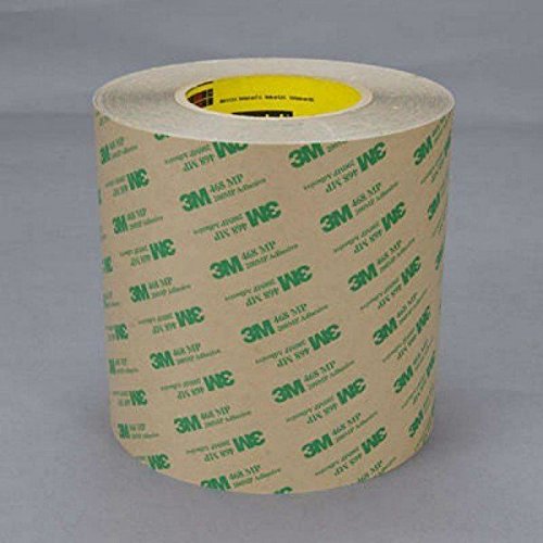 StickersLab - Marke 3M 468MP doppelseitiges Schaumstoff-Klebeband, transparent, 55 m (100 mm x 55 m). von StickersLab