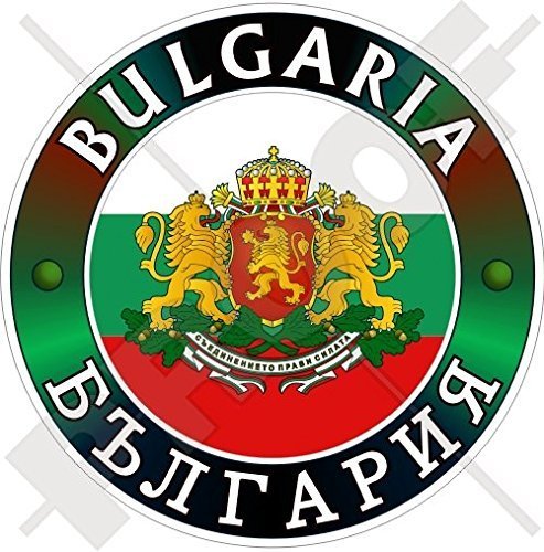 BULGARIEN Bulgarisches Flaggen Wappen 100mm Auto & Motorrad Aufkleber, Vinyl Sticker BULGARIEN Bulgarisches Flaggen Wappen 100mm Auto & Motorrad Aufkleber, Vinyl Sticker von StickersWorld