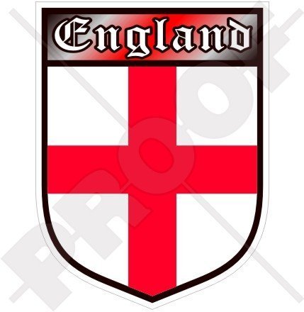 ENGLAND Englischer Schild Großbritannien UK 100mm Auto & Motorrad Aufkleber, Vinyl Sticker von StickersWorld