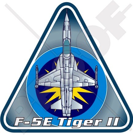 Northrop F-5E Tiger II Malaysia Royal Malaysian AirForce RMAF TUDM 95 mm Vinyl-Aufkleber von StickersWorld