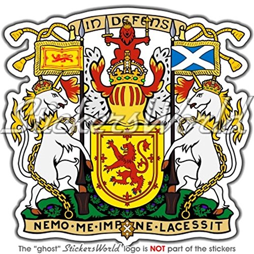 Schottland Royal Wappen Abzeichen Wappen UK 90 mm (8,9 cm) Vinyl Bumper Aufkleber, Aufkleber von StickersWorld