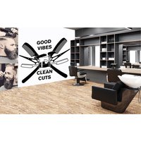 Barbier Raucher Whisky Wandsticker Custom Barber Shop Man Salon Gentlemen Es Haircut Styling Spruch Stil Bart Gesicht Hipster Shave 2559Er von StickersanddecalsArt