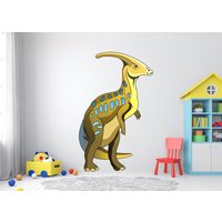 Dinosaurier Wandtatzug | Jurassic Wandtatz T-Rex Name Wandaufkleber Aufkleber Für Kinderzimmer Wandkunst Kinder Palmen Sticker 3090Er von StickersanddecalsArt