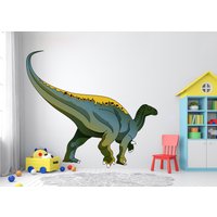 Dinosaurier Wandtatzug | Jurassic Wandtatz T-Rex Name Wandaufkleber Aufkleber Für Kinderzimmer Wandkunst Kinder Palmen Sticker 3091Er von StickersanddecalsArt