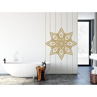 Muster Wandtattoo, Mandala Mid Century Modern Boho Bogen Wandtattoo Moderne Kinderzimmer Dekor, Zimmer Wandkunst, Home Decor 3352Er von StickersanddecalsArt