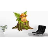 Pilz Wandtattoa, Wanddeko, Aufkleber, Geschenk, Kinderzimmer Deko 3240Er von StickersanddecalsArt