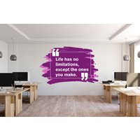 Spruch Motivation Büro Dekor Wand Kunst Home Office Aufkleber Geschenk Zitat Teamarbeit Führung Business Vinyl 3451Er von StickersanddecalsArt