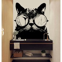 Süße Katzen Wandtatto Hunde Deko Katze Kinder Wandkunst Aufkleber Liebhaber Tiere Wandtattoal Wandtattoa Badezimmer Wandaufkleber Vinyl 3207Er von StickersanddecalsArt