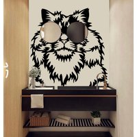 Süße Katzen Wandtatto Hunde Deko Katze Kinder Wandkunst Aufkleber Liebhaber Tiere Wandtattoal Wandtattoa Badezimmer Wandaufkleber Vinyl 3932Er von StickersanddecalsArt