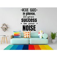 Zitat Arbeit Erfolg Inspiration Positivität Motivation Wandtattoal Idee Arbeiter Inspirieren Büro Dekoration Aufkleber Wandbild Geschenk 3771Er von StickersanddecalsArt