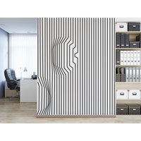 streifen Illusion Büro Dekor Laden Idee Aufkleber Wand Kunst Geschenke Teamarbeit Führung Motivation Business Vinyl 3412Er von StickersanddecalsArt