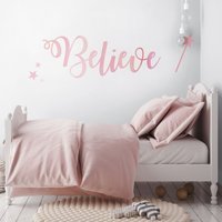 Believe Wandsticker Zitat, Spruch Wandtattoa, Einhorn Zimmer Dekor Believe Wandsticker Zitat, Spruch Wandtattoa, Einhorn Zimmer Dekor von Stickerscape