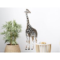 Giraffe Wandsticker, Dschungel Safari Dschungelzimmer Dekor, Wanddeko, Giraffen Themenzimmer von Stickerscape