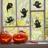 Halloween Gespenst Silhouette Fenster Aufkleber, Dekoration von Stickerscape
