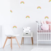 Pastell Regenbogen Stickaround Wandsticker, Wandtattoo, Regenbogenzimmer Dekor, Einhorn Raum Dekor Pastell Regenbogen Stickaround Wandsticker, Wandtattoo, Regenbogenzimmer Dekor, Einhorn Raum Dekor von Stickerscape