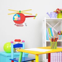 Peppa Pig Hubschrauber Wandaufkleber, Wandaufkleber Peppa Pig Hubschrauber Wandaufkleber, Wandaufkleber von Stickerscape