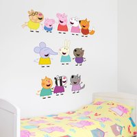 Peppa Pig Und Seine Freunde Wandtattoo, Pigs Wandtattoo Peppa Pig Und Seine Freunde Wandtattoo, Pigs Wandtattoo von Stickerscape
