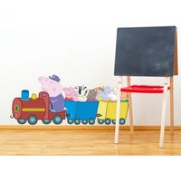 Peppa Pig & Friends Zug Wandaufkleber, Wandaufkleber Peppa Pig & Friends Zug Wandaufkleber, Wandaufkleber von Stickerscape