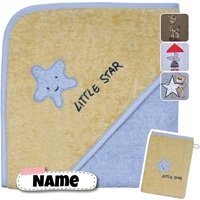 Kinder Bade Set Kapuzenhandtuch Baby Mit Namen + Waschlappen Name | Badetuch 80 X cm Kapuzenbadetuch Personalisiert Kinder Bade Set Kapuzenhandtuch Baby Mit Namen + Waschlappen Name | Badetuch 80 X cm Kapuzenbadetuch Personalisiert von SticklingDE