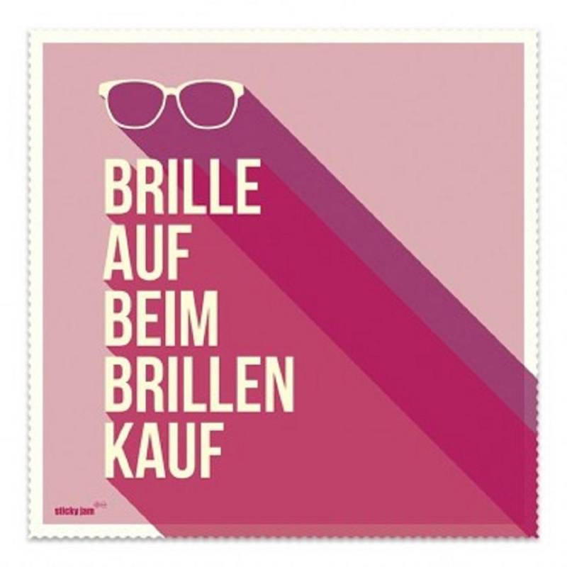 Sticky Jam Brillenputztuch Mikrofaser Brille Auf 45040580 von BTM GmbH i.G. (stickyjam)