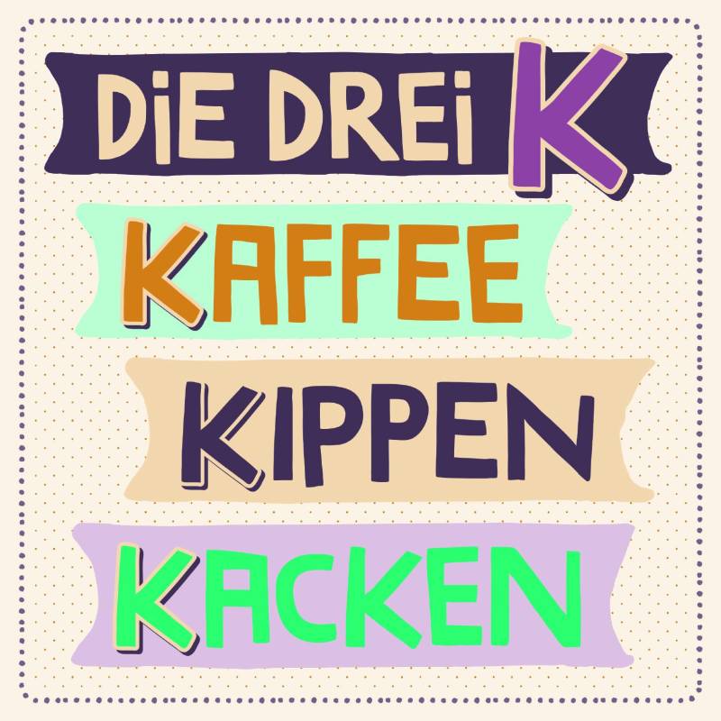 Sticky Jam Fliesen-Sticker Die drei K Aufkleber 36040427 von BTM GmbH i.G. (stickyjam)